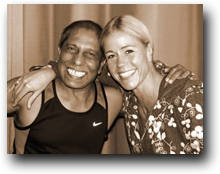 Manju Jois en Annemieke van der Zouwen
